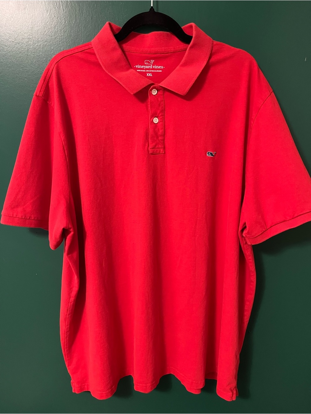 Vineyard Vines Bright Red Men's Polo Shirt